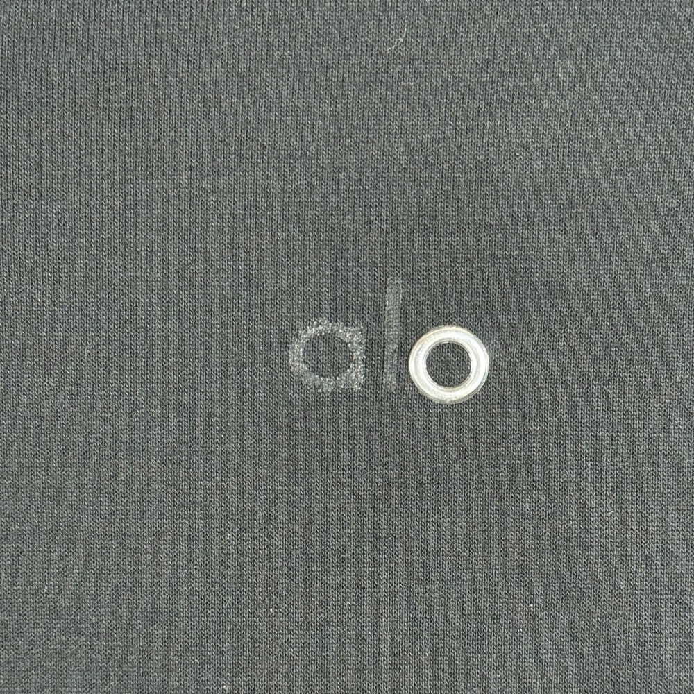 Alo Yoga Accolade Pullover Hoodie Activewear Black Womens Size Medium #2655 - Picture 4 of 9